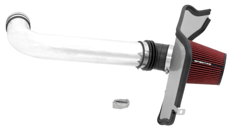 Spectre 68-72 Chevelle LS Blade MAFS Driver Side Air Intake Kit - Polished w/Red Filter Cold Air Intakes Spectre