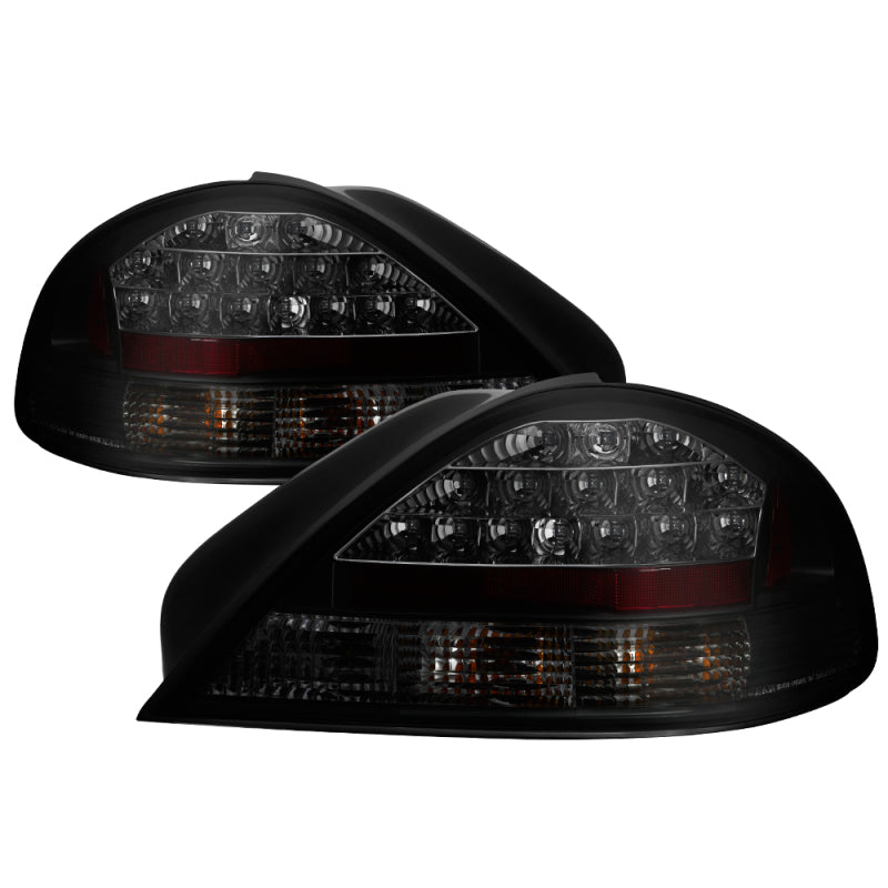 Spyder 99-05 Pontiac Grand Am LED Tail Lights - Black Smoke Tail Lights SPYDER