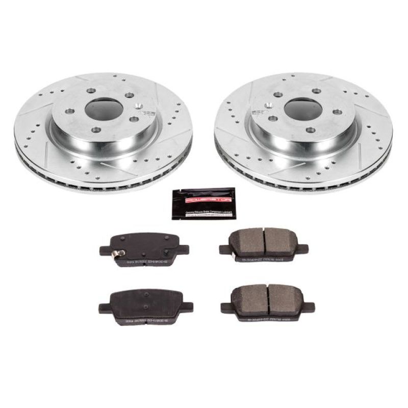 Power Stop 16-18 Cadillac CT6 Rear Z23 Evolution Sport Brake Kit Brake Kits - Performance D&S PowerStop