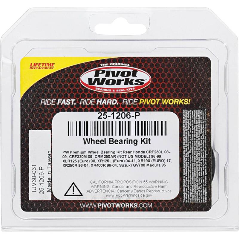 Pivot Works Premium Wheel Bearing Wheel Bearings Pivot Works