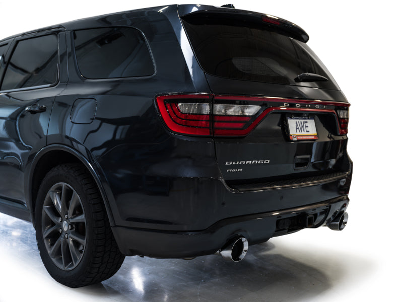 AWE Tuning 11-24 Dodge Durango 5.7L Track Edition Exhaust w/ Chrome Silver Tips Catback AWE Tuning