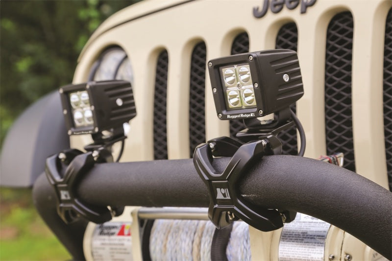Rugged Ridge 3in Cube LED Light 16 Watt Light Bars & Cubes Rugged Ridge