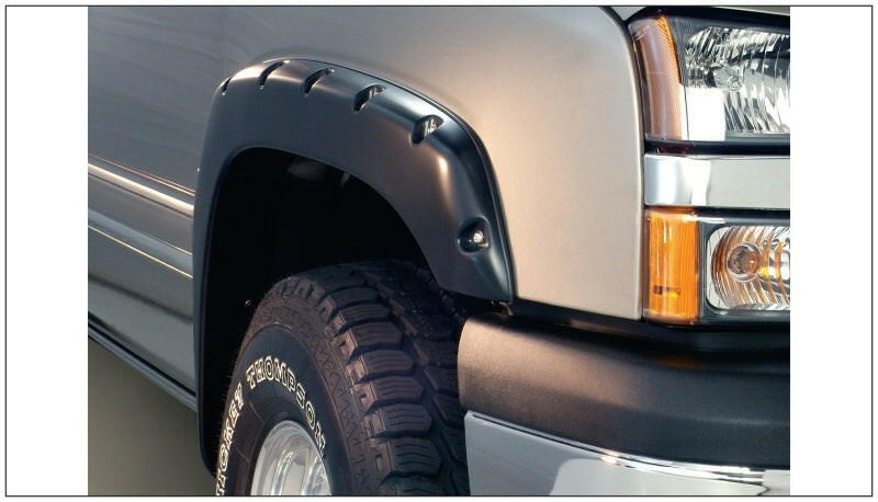 Bushwacker 21-22 Chevrolet Colorado (Ex ZR2) 61.7in Bed Fleetside FF Pocket Style Flares 4pc - Sm Bk Fender Flares Bushwacker