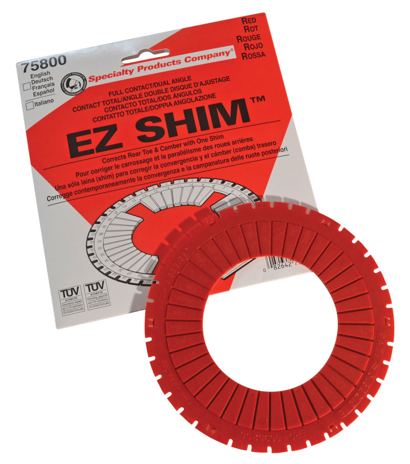 SPC Performance EZ Shim Dual Angle Camber/Toe Shim (Red) Alignment Kits SPC Performance