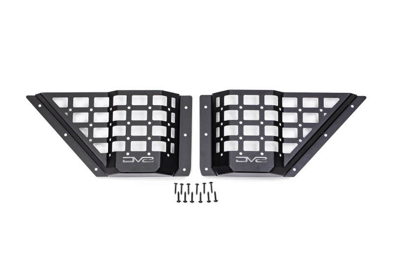 DV8 21-23 Ford Bronco Front Door Pocket Molle Panels Exterior Trim DV8 Offroad