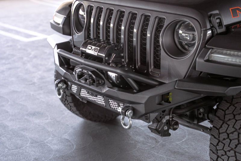 DV8 Offroad 07-18 Jeep Wrangler JK / 18-23 Wrangler JL / 20-23 Gladiator JT MTO Series Front Bumper Bumpers - Steel DV8 Offroad