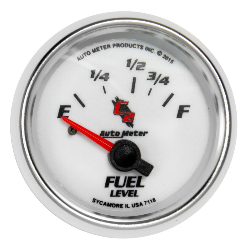 Autometer C2 Gauge Fuel Level 2 1/16in 16e To 158f Elec C2 Gauges AutoMeter