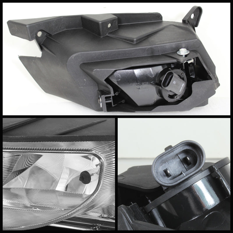 Spyder Mazda 3 2.5L 2010-2011 (excluding Speed3 Models)OEM Fog Lights w/Switch Clear FL-MM32010-C Fog Lights SPYDER