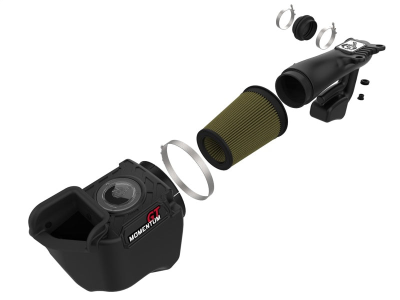 aFe Momentum GT Pro GUARD 7 Cold Air Intake System 12-18 Jeep Wrangler JK V6 3.6L Cold Air Intakes aFe