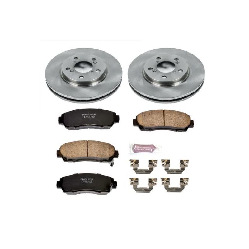Power Stop 05-10 Honda Odyssey Front Autospecialty Brake Kit Brake Kits - OE PowerStop
