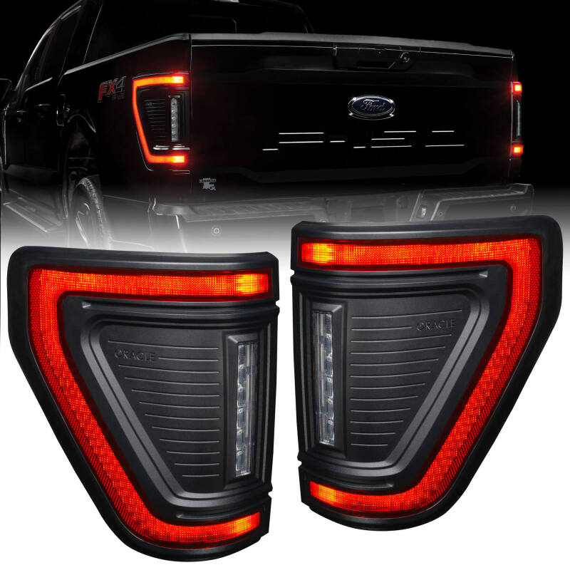Oracle Lighting 21-24 Ford F-150 Flush Style LED Tail Lights Tail Lights ORACLE Lighting