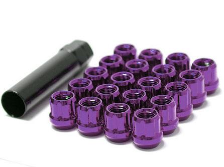 Wheel Mate Muteki Open End Lug Nuts - Purple 12x1.25 Lug Nuts Wheel Mate