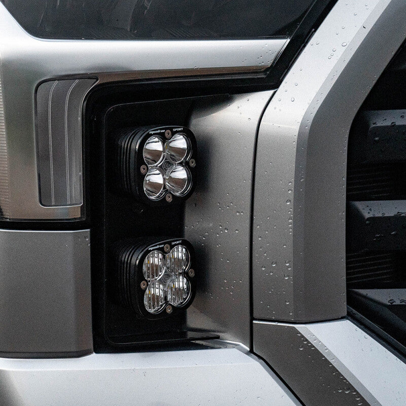 Baja Designs 2022 Toyota Tundra Squadron Sport Vent Light Mount Kit Light Mounts Baja Designs