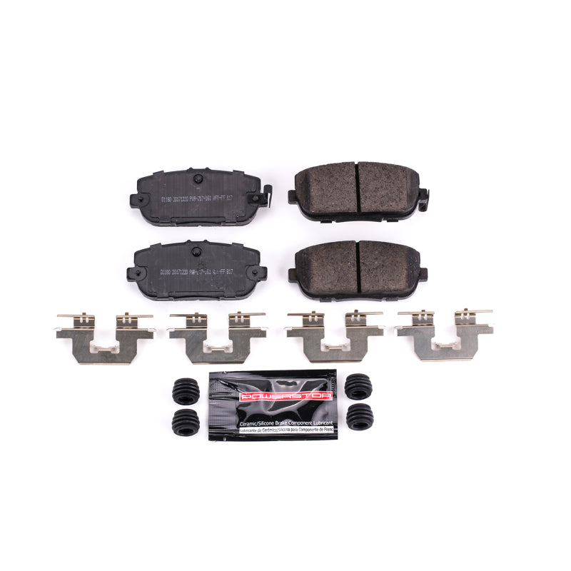 Power Stop 17-19 Fiat 124 Spider Rear Z23 Evolution Sport Brake Pads w/Hardware Brake Pads - Performance PowerStop