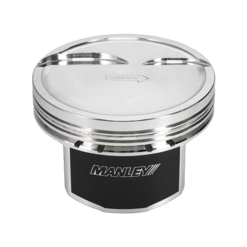 Manley Small Block Chevy LS Series 4.010in Bore - 1.304in CD - -10 cc Dish Platinum Series Pistons Piston Sets - Forged - 8cyl Manley Performance