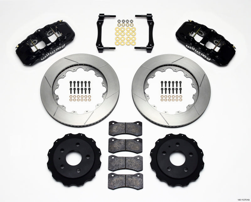 Wilwood AERO4 Rear Kit 14.25in 2010-2015 Camaro Big Brake Kits Wilwood