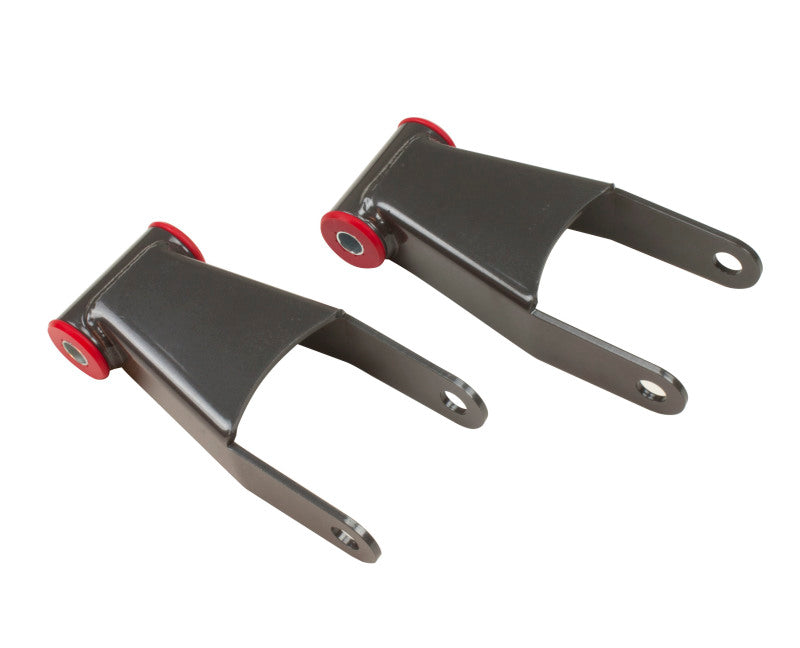 MaxTrac 11-18 GM C/K1500HD/2500HD/3500HD 2WD/4WD 2in Rear Lowering Shackles Shackle Kits Maxtrac