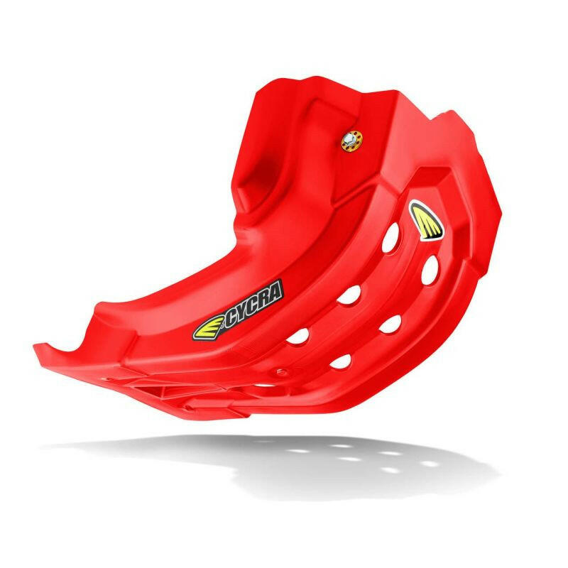 Cycra 18-21 Honda CRF250R/RX Full Armor Skid Plate - Red Skid Plates Cycra