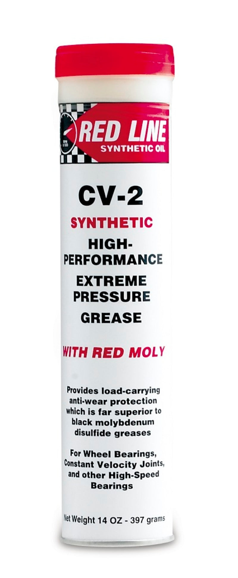 Red Line CV-2 Grease w/Moly - 14oz. Tube Gear Oils Red Line