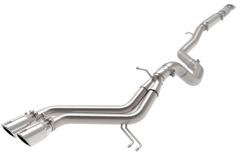 aFe Takeda 2-1/2in to 3in SS-304 Cat-Back Exhaust w/ Polished Tips 13-17 Hyundai Veloster L4-1.6L Catback aFe