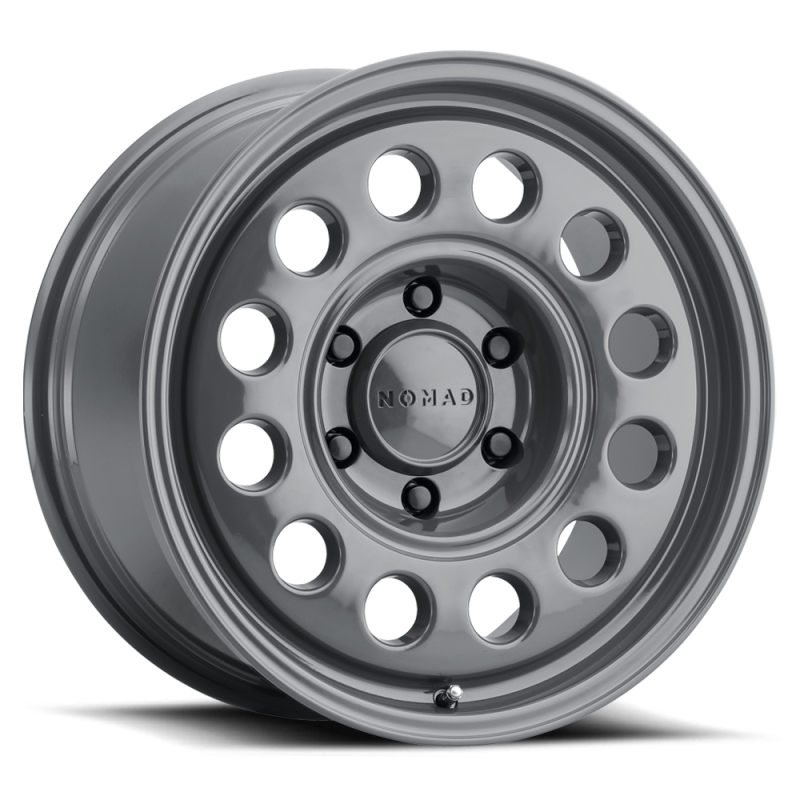 Nomad N501UG Convoy 18x8in / 5x130 BP / 25mm Offset / 71.6mm Bore - Gloss Grey Wheel Wheels - Forged Nomad