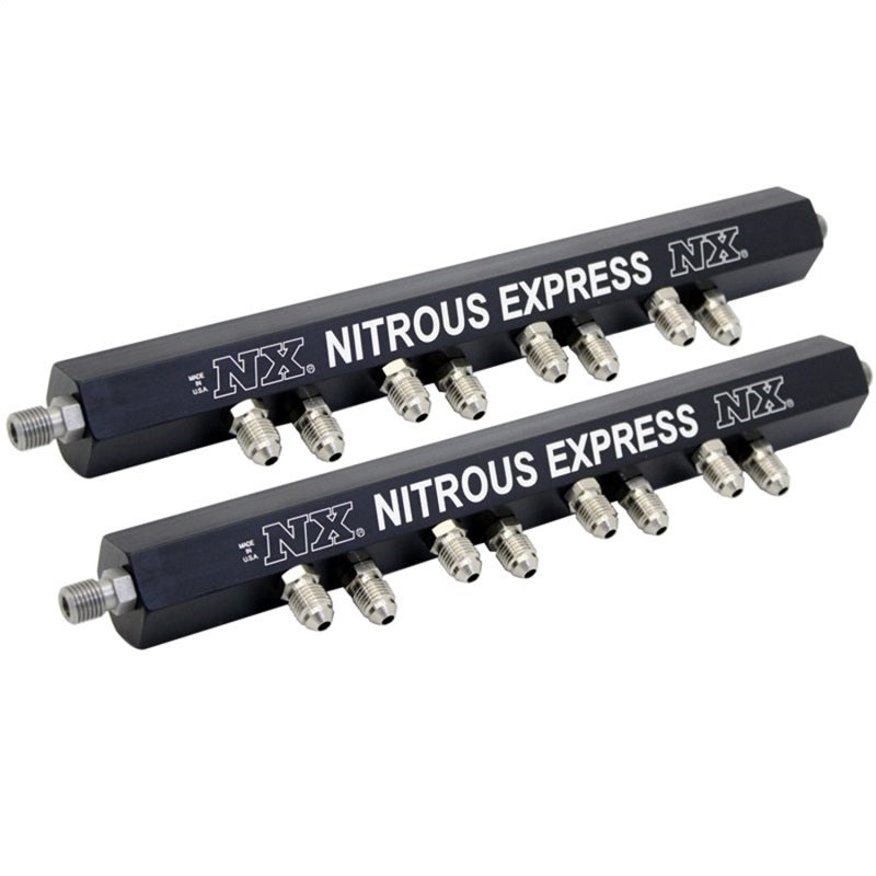 Nitrous Express Distribution Rail Kit (Single Hole Rails) Distribution Blocks Nitrous Express