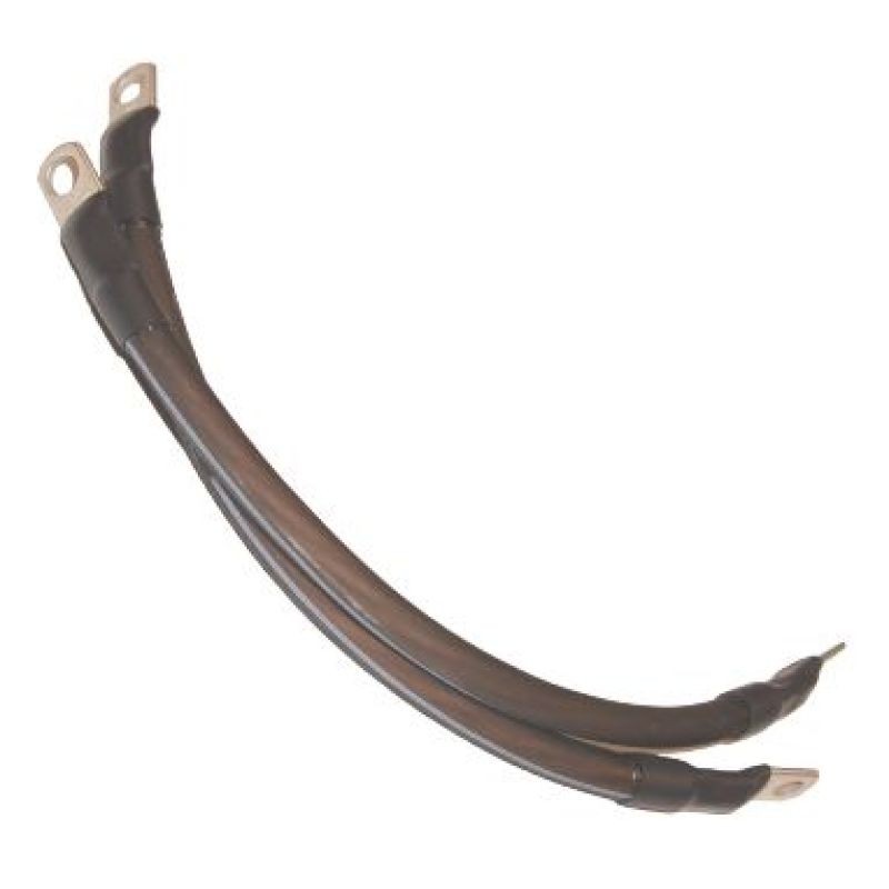 NAMZ Battery Cables 9in. Black (1/4in. & 5/16in. Lugs) - Pair Battery Accessories NAMZ