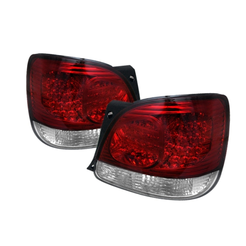 Spyder Lexus GS 300/400 98-05 LED Tail Lights Red Clear ALT-YD-LGS98-LED-RC Tail Lights SPYDER
