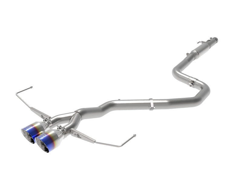 aFe Takeda Exhaust Cat-Back 19-20 Hyundai Veloster 304SS Blue Flame Dual Tips Exhaust Catback aFe