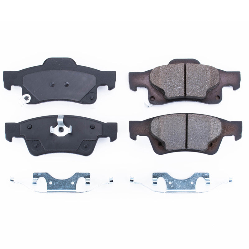 Power Stop 11-19 Dodge Durango Rear Z17 Evolution Ceramic Brake Pads w/Hardware Brake Pads - OE PowerStop