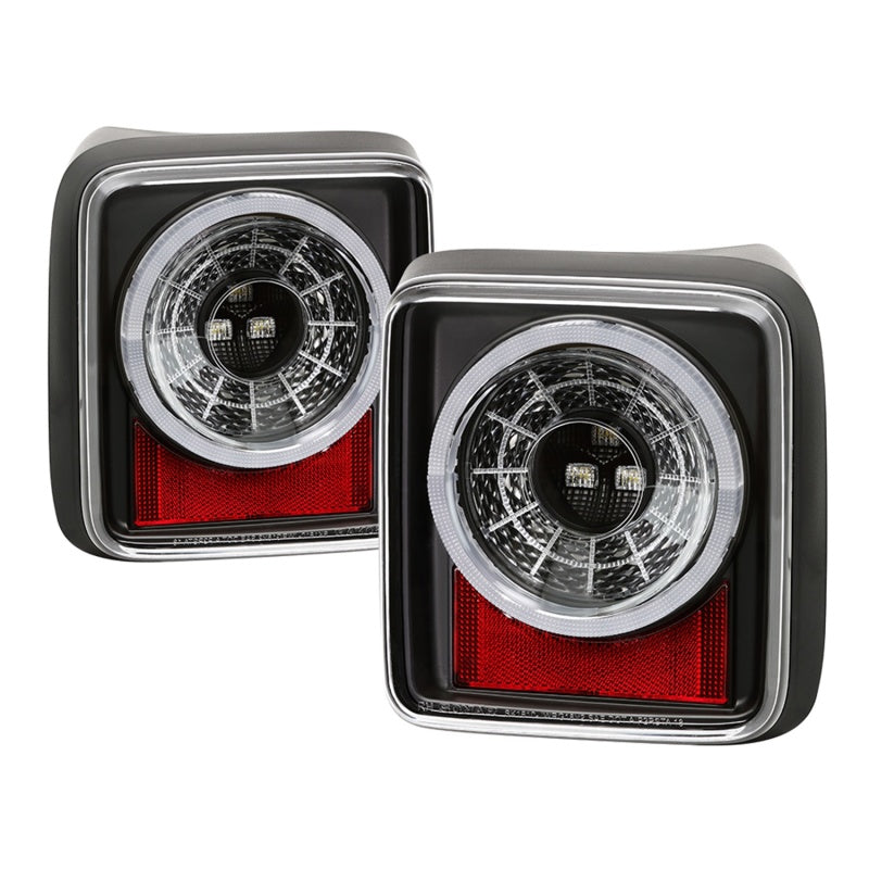 Spyder 19-20 Jeep Wrangler - Full LED Tail Lights - Seq Turn Signal - Black ALT-YD-JW19-SEQ-BK Tail Lights SPYDER
