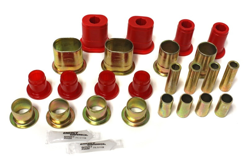 Energy Suspension Universal Red Front Control Arm Bushing Set - Complete Set Bushing Kits Energy Suspension