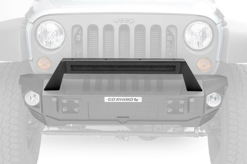 Go Rhino 07-20 Jeep Wrangler JL/JLU/JK/JKU/Gladiator JT Trailline 20 Light Mount Bar Bumpers - Steel Go Rhino
