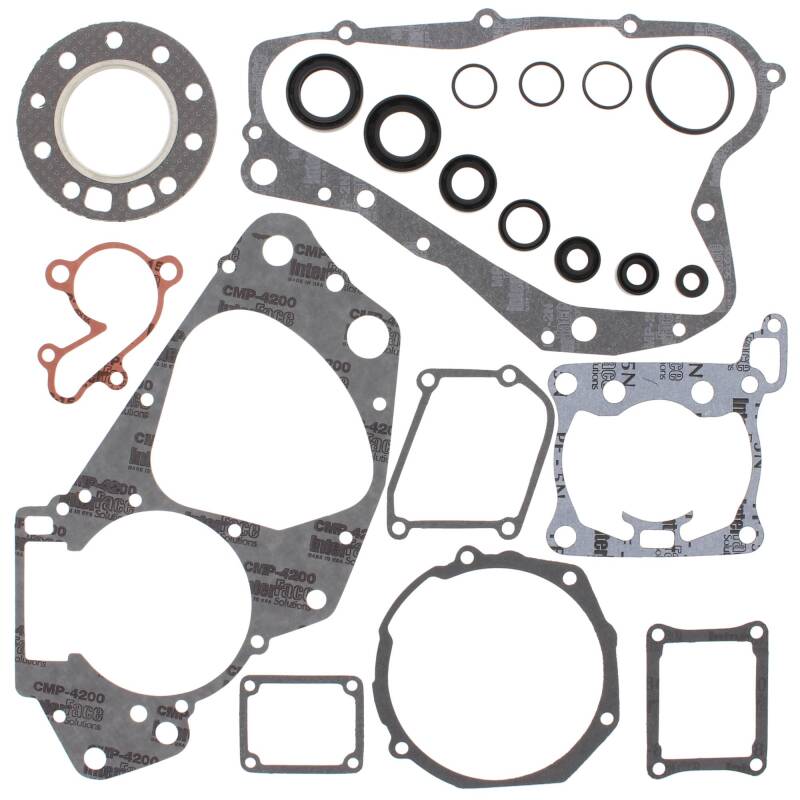 Vertex Gaskets 87-88 Suzuki RM125 Complete Gasket Kit w/ Oil Seals Engine Hardware Vertex Pistons