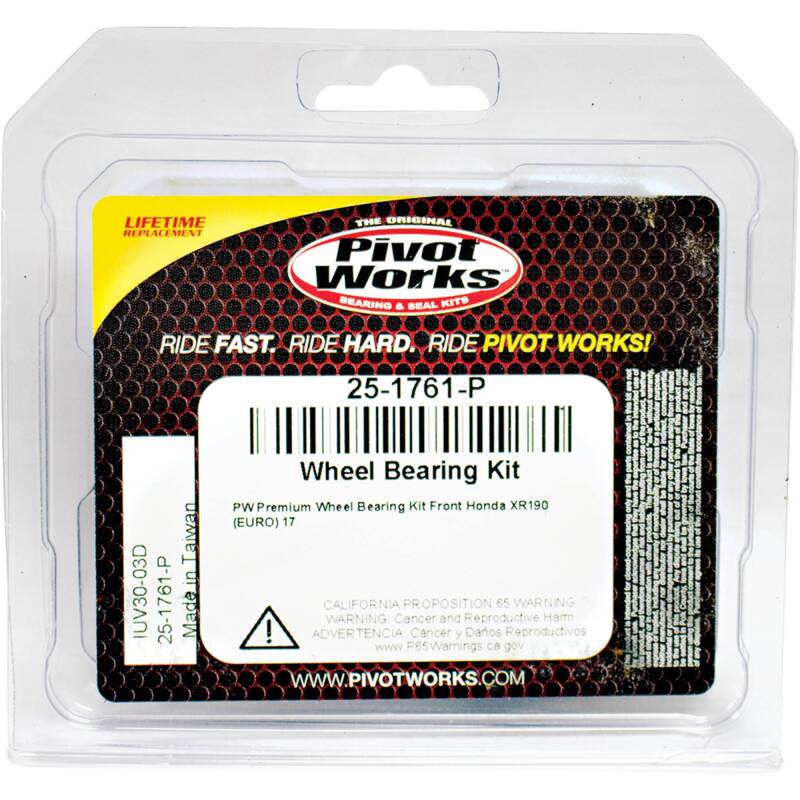 Pivot Works Honda Wheel Bearing Kit Premium Bearings Control Arms Pivot Works