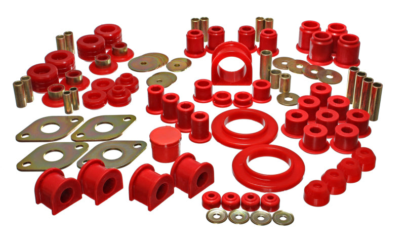 Energy Suspension 95-6/00 Toyota 4WD Pickup (Except T-100 & Tundra) Red Hyper-Flex Master Bushing S Bushing Kits Energy Suspension