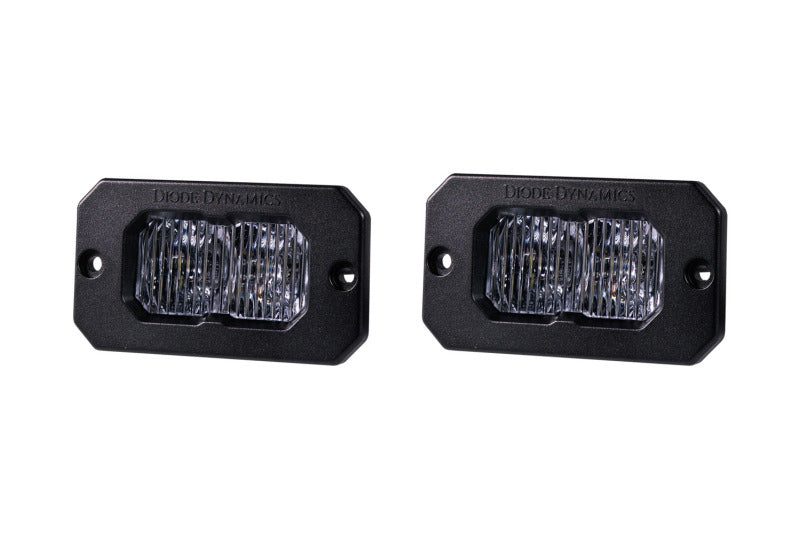 Diode Dynamics Stage Series 2 In LED Pod Sport - White Fog Flush ABL (Pair) Light Accessories and Wiring Diode Dynamics