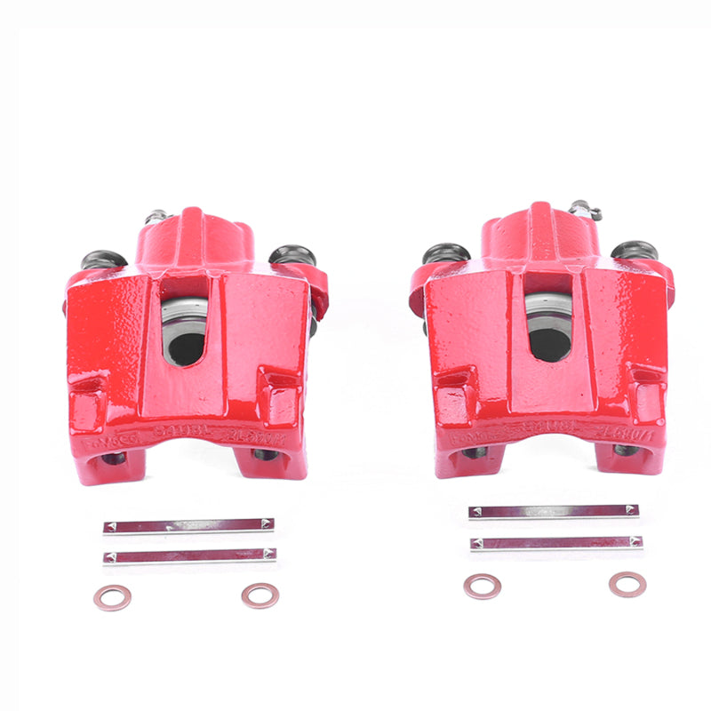 Power Stop 03-11 Ford Crown Victoria Rear Red Calipers w/o Brackets - Pair Brake Calipers - Perf PowerStop