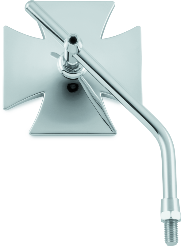 Bikers Choice 65-Up Chrome Maltese Mirror Long Stem Each Custom Side Mirrors Bikers Choice