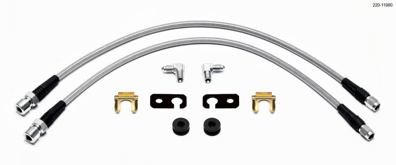 Wilwood Flexline Kit Civic 2006-up Front Brake Line Kits Wilwood