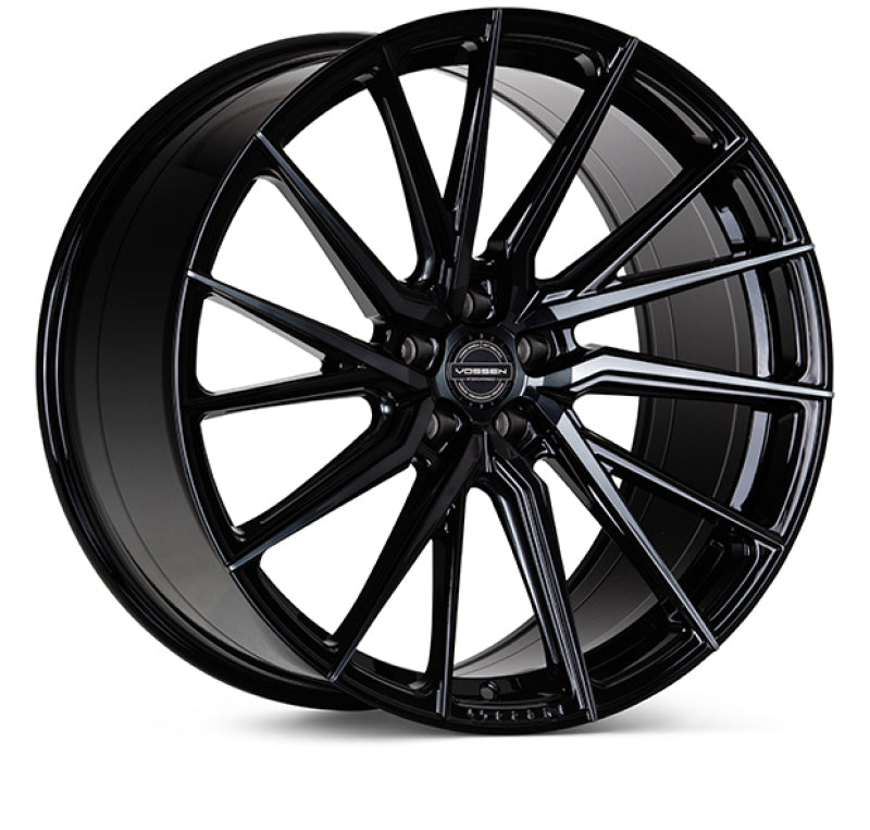 Vossen HF-4T 20x10 / 5x112 / ET50 / Deep Face / 66.5 - Tinted Gloss Black - Left Wheel Wheels - Forged Vossen