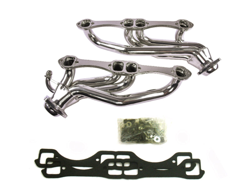 JBA 96-00 GM Truck 5.0L/5.7L SBC w/o A.I.R. 1-1/2in Primary Silver Ctd Cat4Ward Header Headers & Manifolds JBA