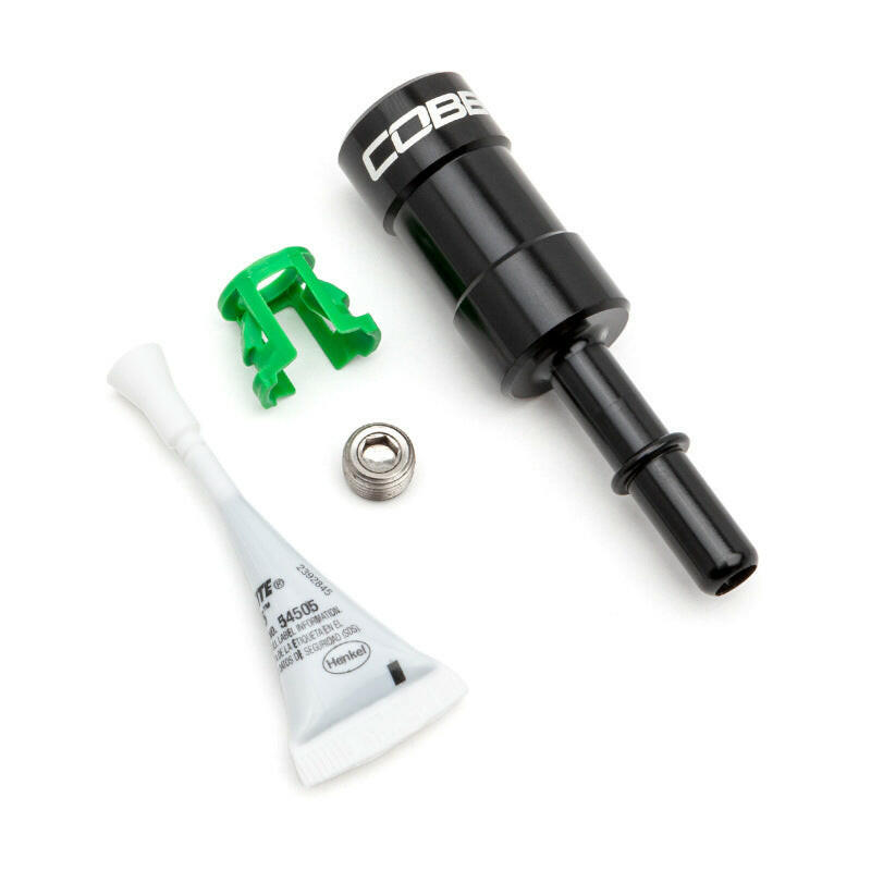 COBB EFI Quick Disconnect 1/8in NPT Tap to 3/8in fuel lines Fuel Lines COBB