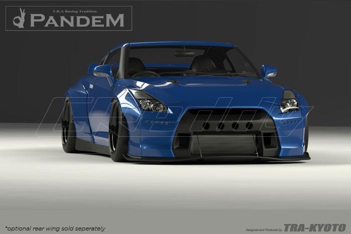 GReddy Nissan GTR R35 Version 2 Pandem X Rocket Bunny Rear Under Diffuser Diffusers GReddy