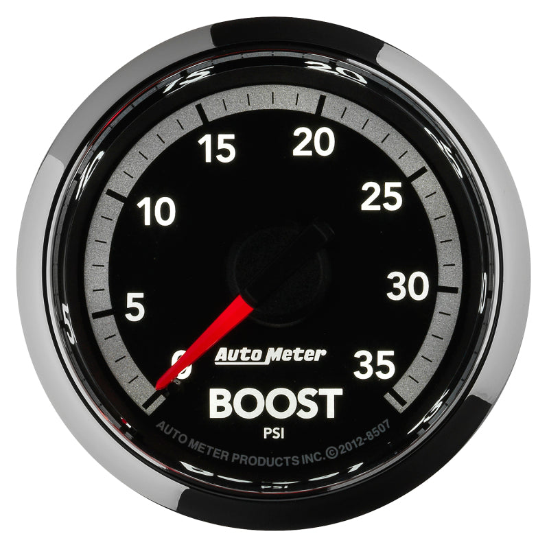 Autometer Gen4 Dodge Factory Match 52.4mm Mechanical 0-35 PSI Boost Gauge Gauges AutoMeter