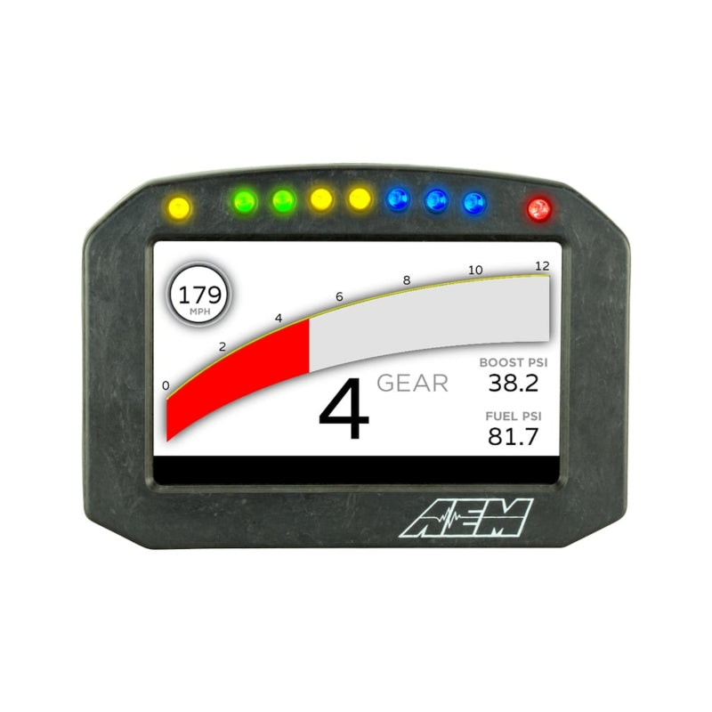 AEM CD-5L Carbon Logging Flush Digital Dash Display Gauges AEM