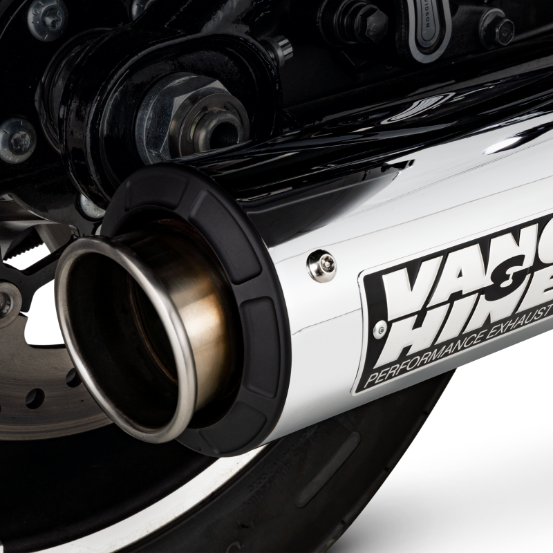 Vance & Hines 2025 Narrow Tire Softail Supersport Slip-On - Chrome Powersports Exhausts Vance and Hines