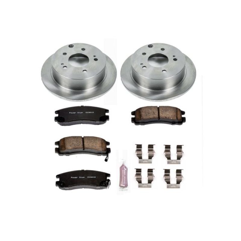 Power Stop 06-12 Mitsubishi Eclipse Rear Autospecialty Brake Kit Brake Kits - OE PowerStop