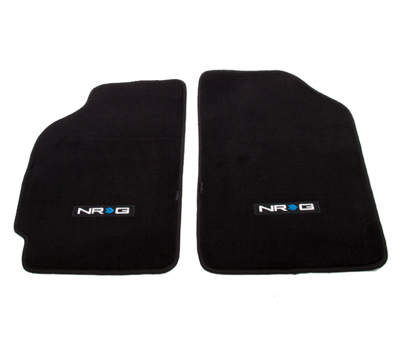 NRG Floor Mats - 88-91 Honda Civic CRX (NRG Logo) - 2pc. Floor Mats Carpeted NRG