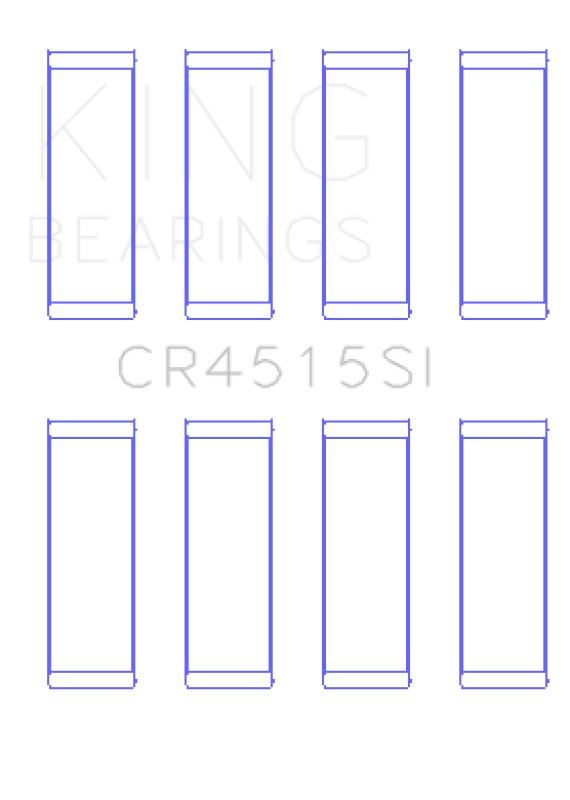 King Engine Bearings Ford/Mazda 2.0L Duratec (Size+ 0.5) Silicon Bi-Metal Aluminum Rod Bearing Set Bearings King Engine Bearings